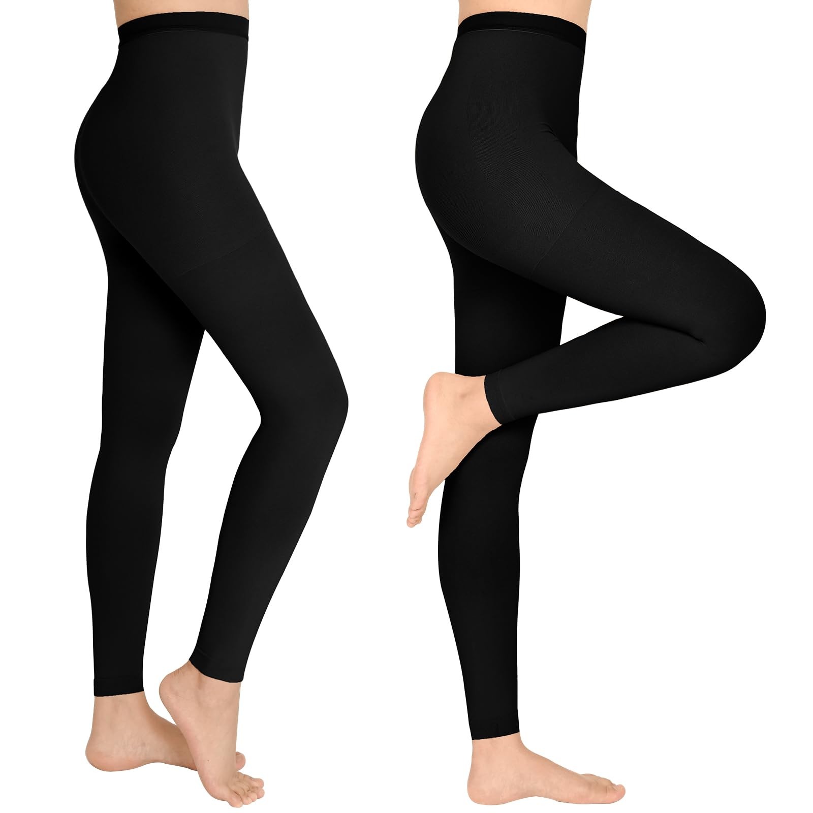 Wegitcs Compression Pantyhose S Black Footless