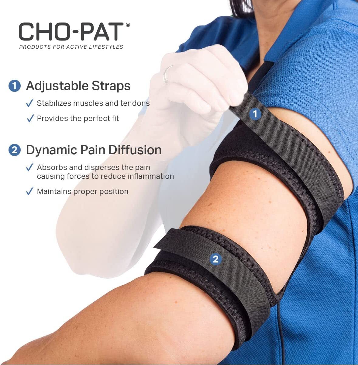 Cho-Pat Bicep Tricep Cuff Brace