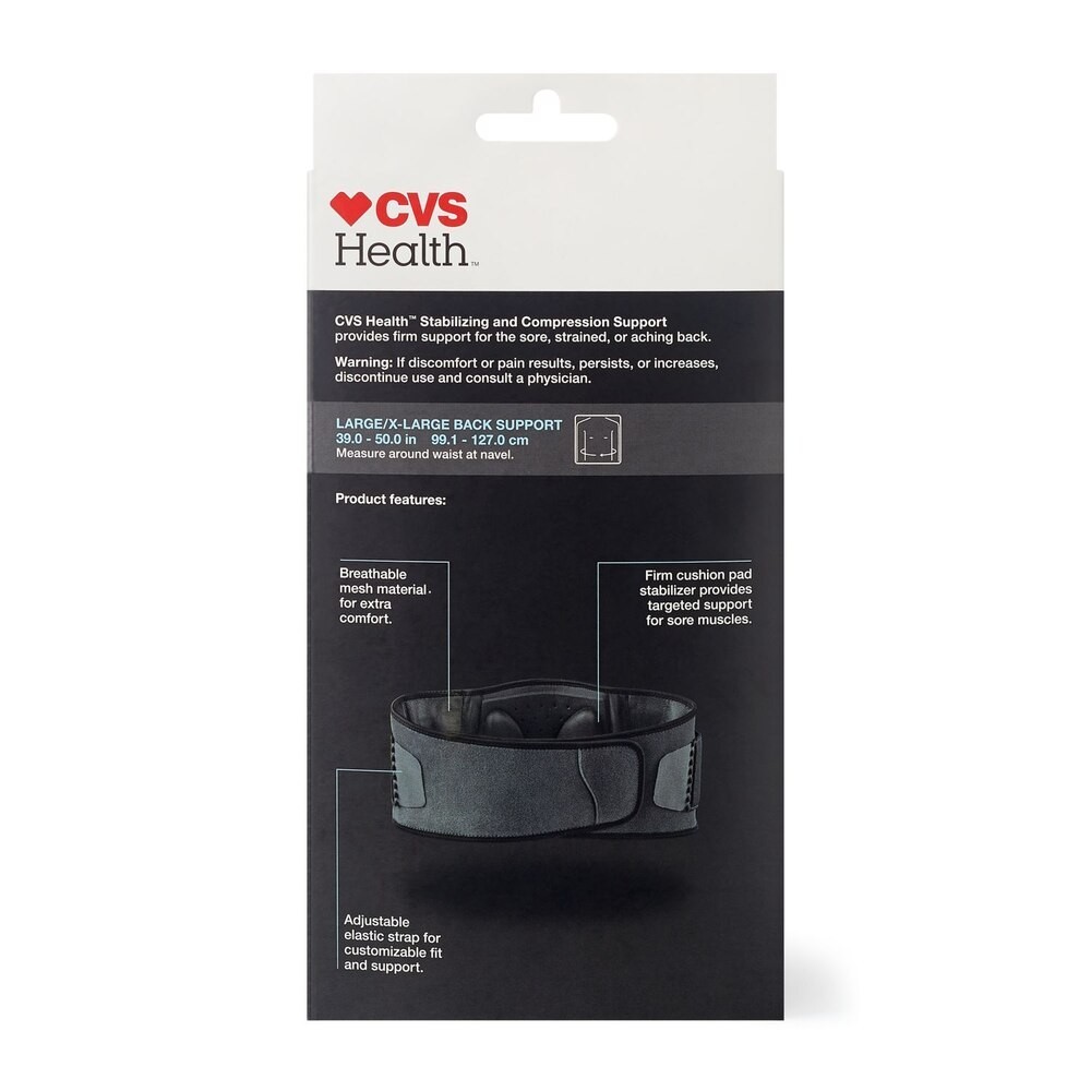 CVS Firm Support Back Deluxe Stabilizing Support, Large/Extra Large