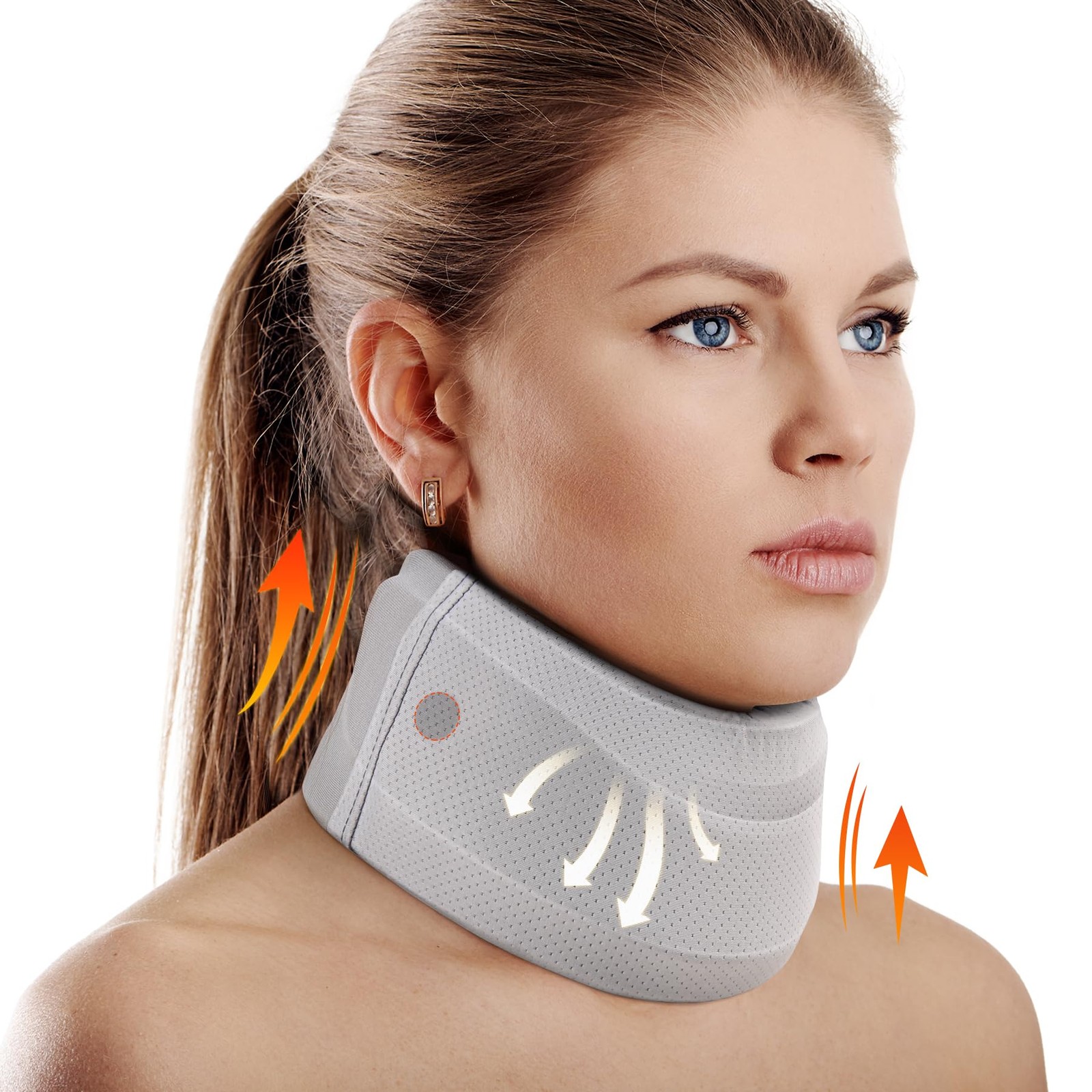Neck Brace for Neck Pain and Support, Soft Neck Support Relieves Pain & Press…