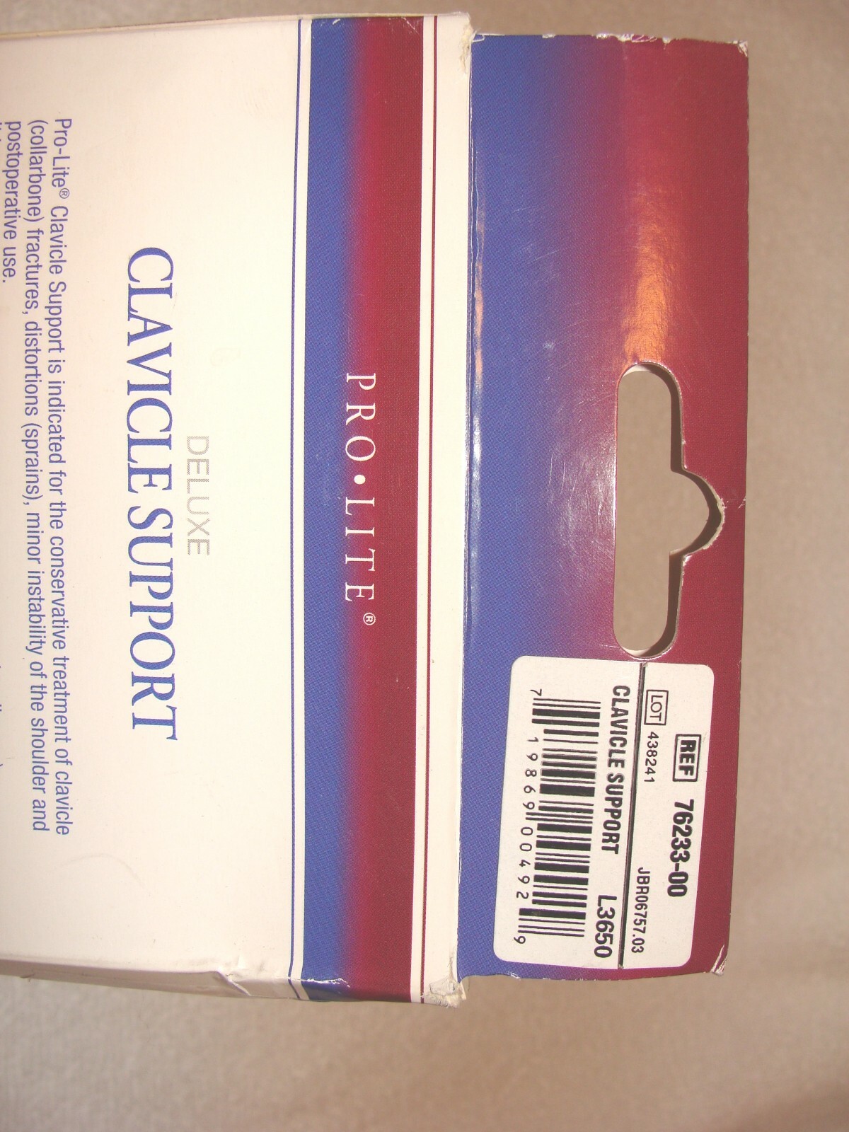 FLA Orthpedics Deluxe Clavicle Support XSmall New old Stock