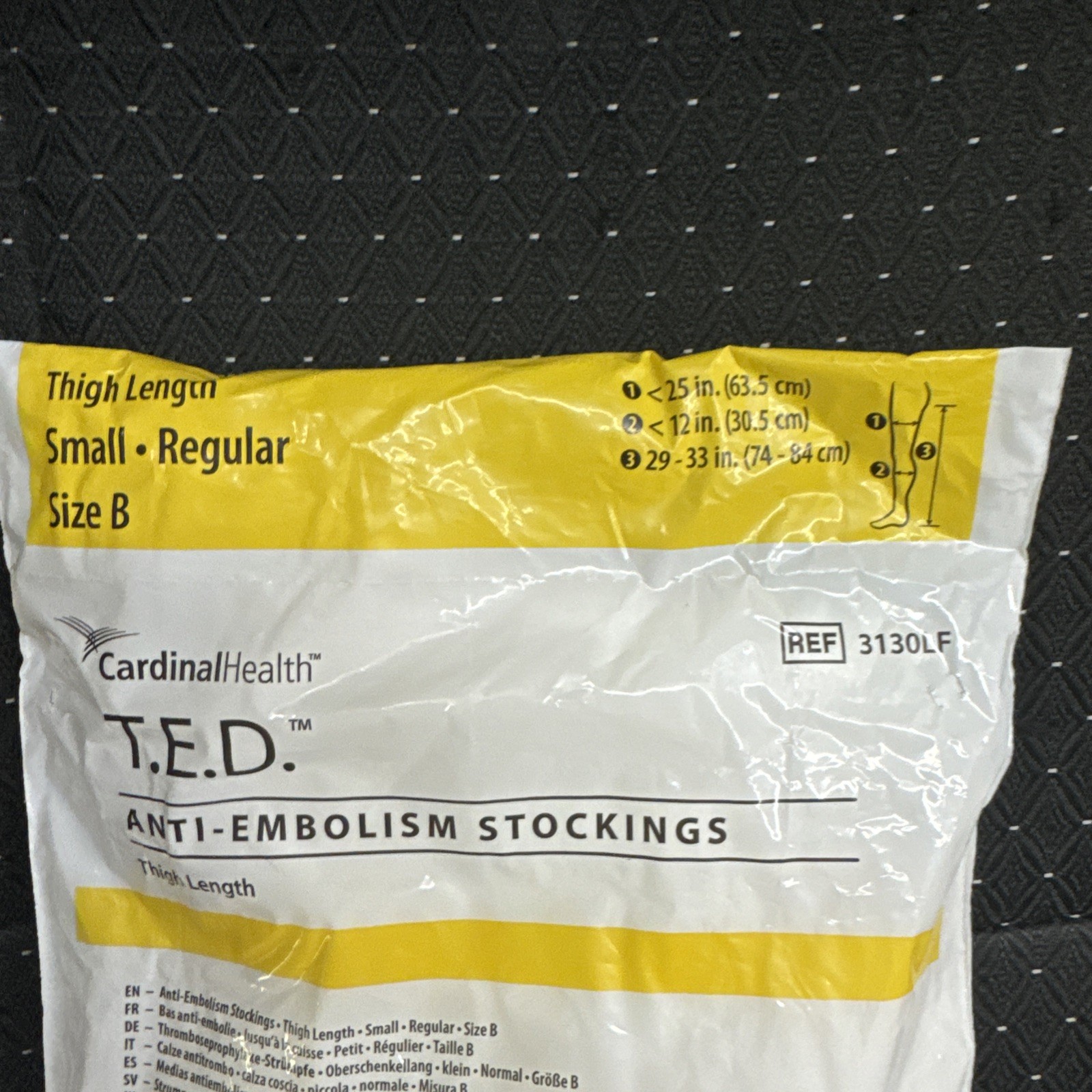 TED Stockings – Thigh Length – Open Toe – Cardinal Health Small 3130LF