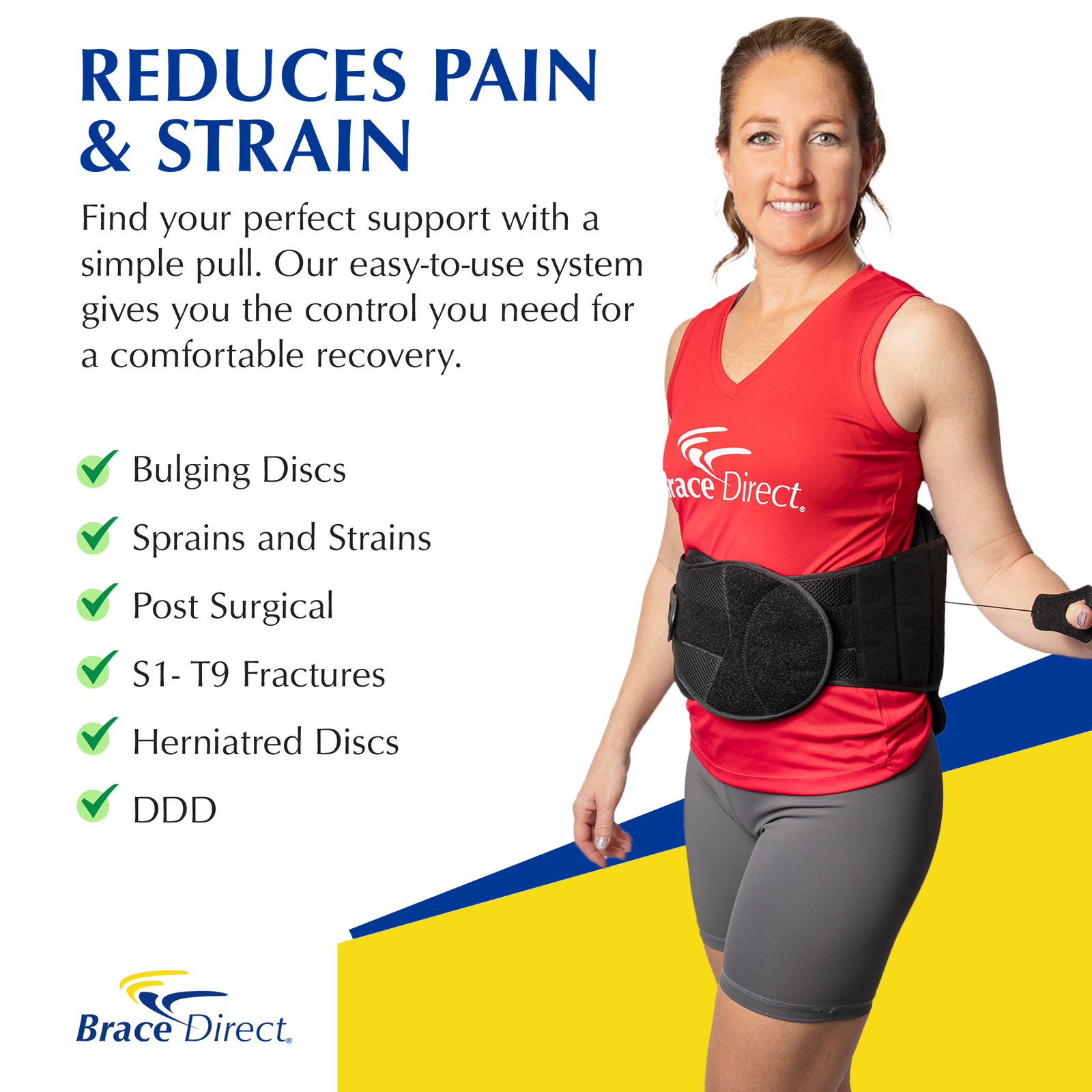 VertebrAlign LSO Lumbar Back Brace LSO0648 L0631 Pain Relief and Support for