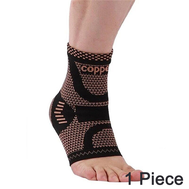 Compression Ankle Sleeve Support Relief for Plantar Fasciitis Sprained Achilles