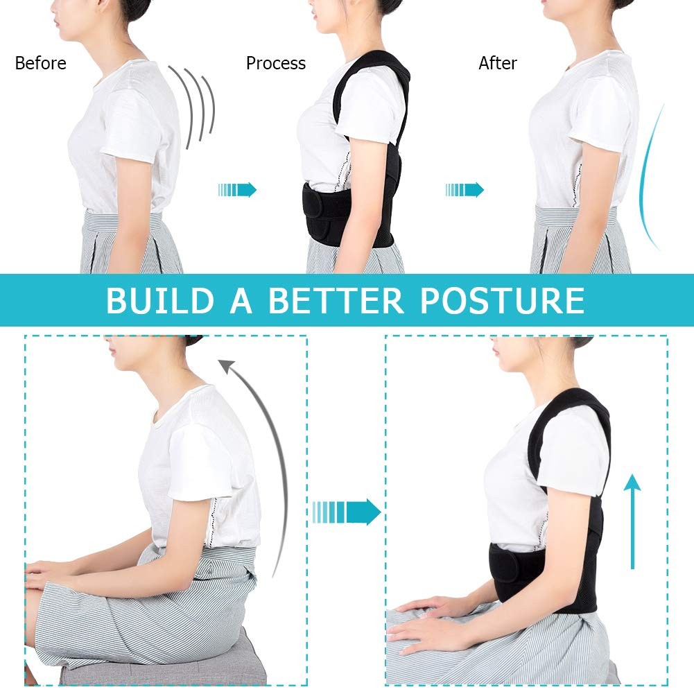Shoulder and Back Support, Posture Corrector for Men X-Large (Pack of 1)