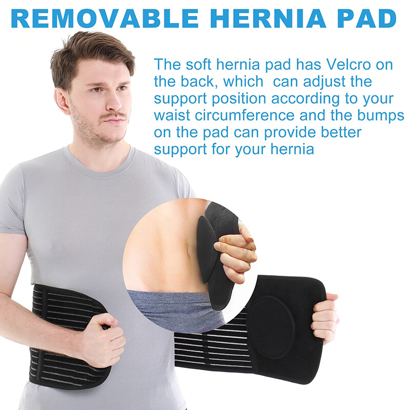 Ergonomic Umbilical Hernia Belt – Abdominal Support Binder with Compression Pad