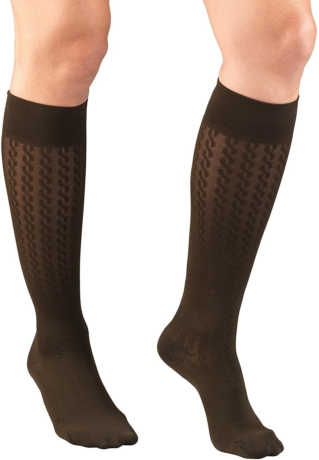 Truform Womens 1975 Compression Socks Lightweight Breathable 15-20 mmHg 2x Pairs