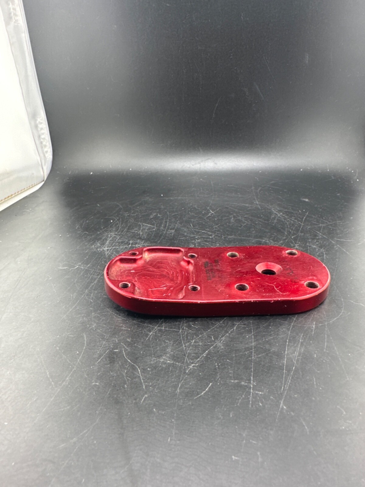 Prosthetic flexion plate component adapter part 5 degree flexion plate