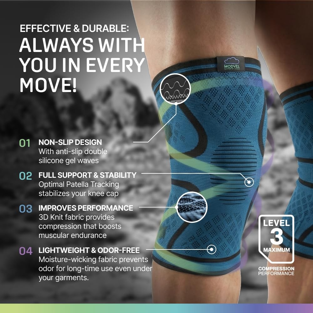 Modvel Knee Brace V Full-blue Small Set A 2 Pack