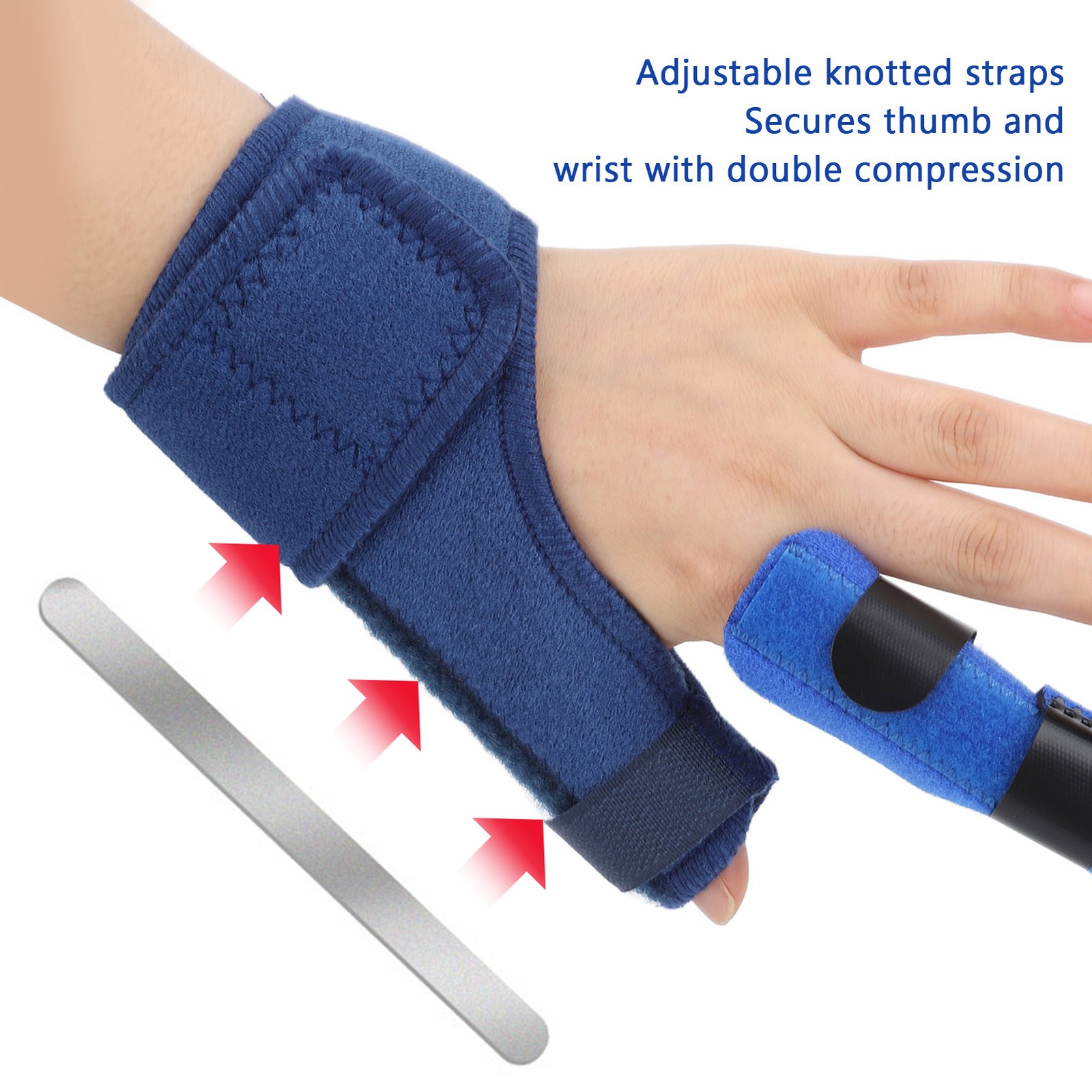 1 Thumb Splint Brace Comfortable Support For Arthritis Relief Blue