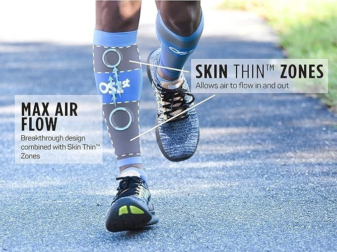 Thin Air Compression Calf Sleeves TA6 for running, maximizing airflow and rel…