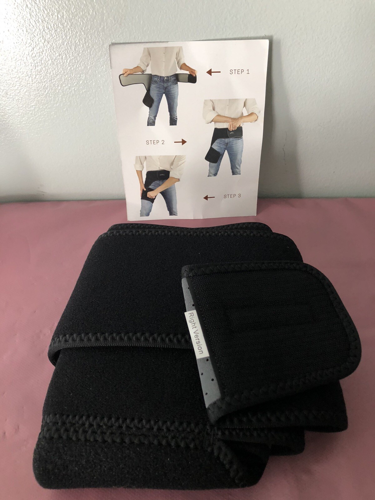 Vriksasana Groin Hip Brace Sciatica Support Wrap | Hamstring Compression Right,