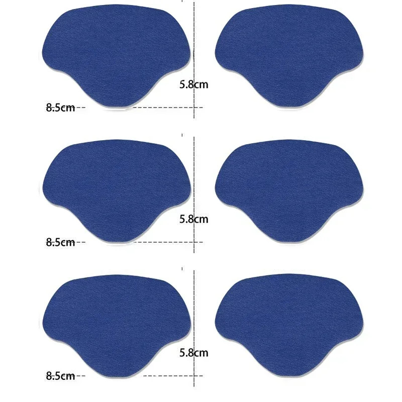 6pcs Sports Shoes Repair Stickers Suede Heel Protector Anti-Wear Repair Holes Se