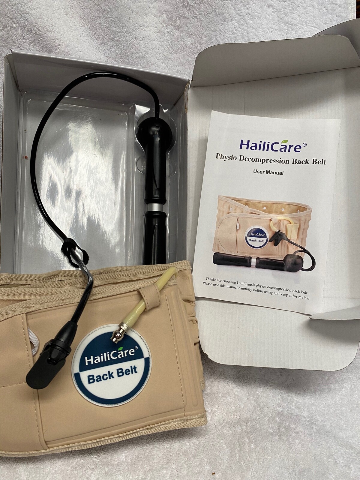 Hailicare Spinal Air Traction Belt Beige 29″ to 49″ Waist
