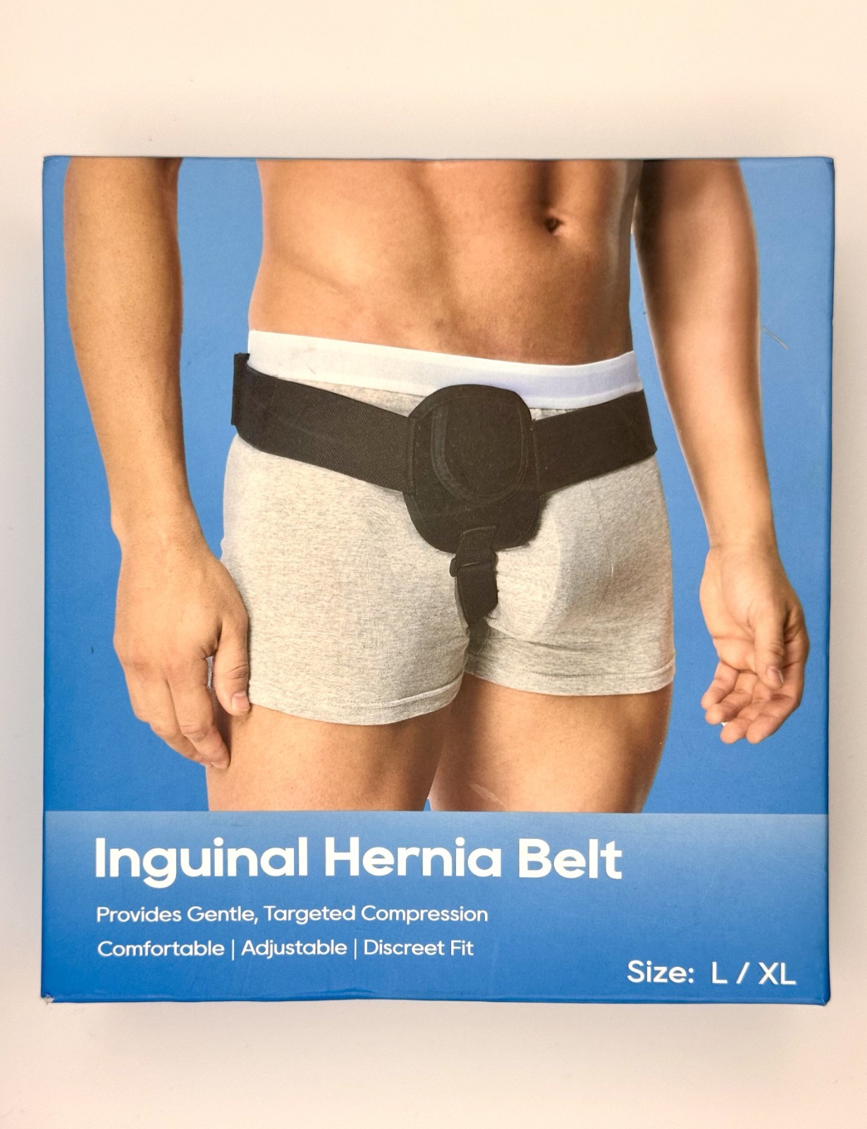 Men Inguinal Hernia Belt Post Surgery Support Truss Groin Adjustable Straps Band