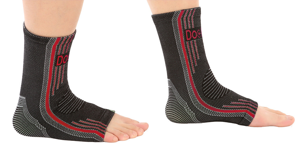 Doc Miller Ankle Sock Compression Brace Sleeve Plantar Fasciitis Tendonitis Spur