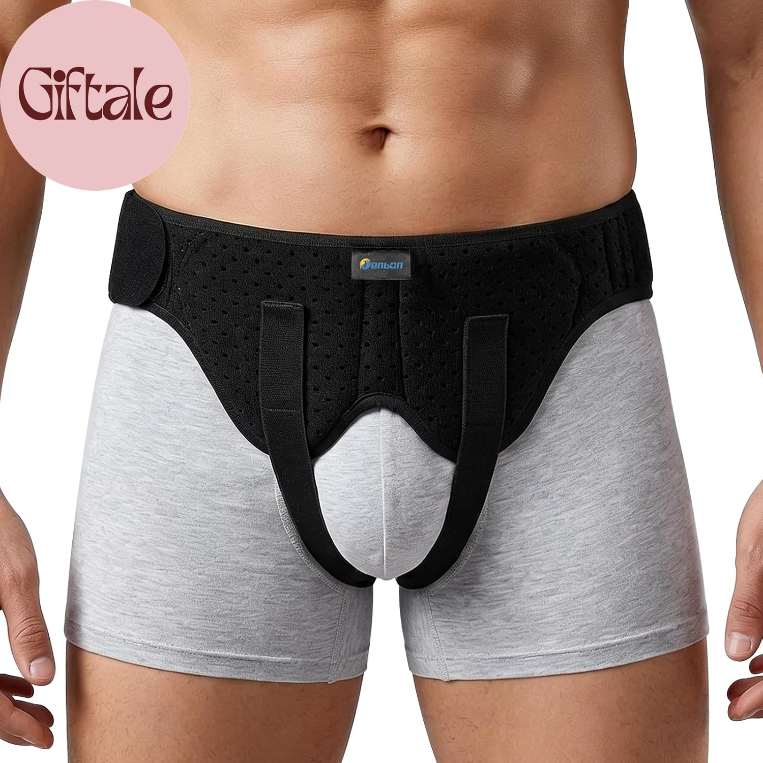 Inguinal Hernia Belts for Men – Bilateral/Double Groin Hernia Support Pre and Po