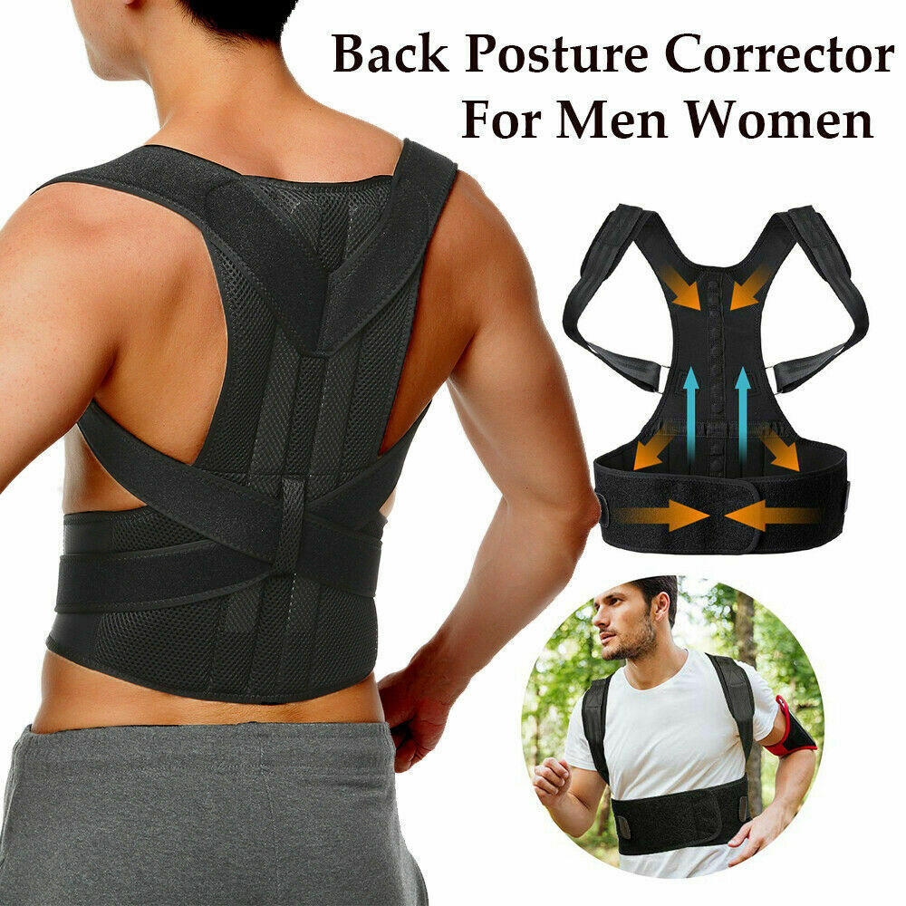 CORRECTOR DE POSTURA Soporte Ortopédico Faja para el Dolor de Espalda y Hombros.