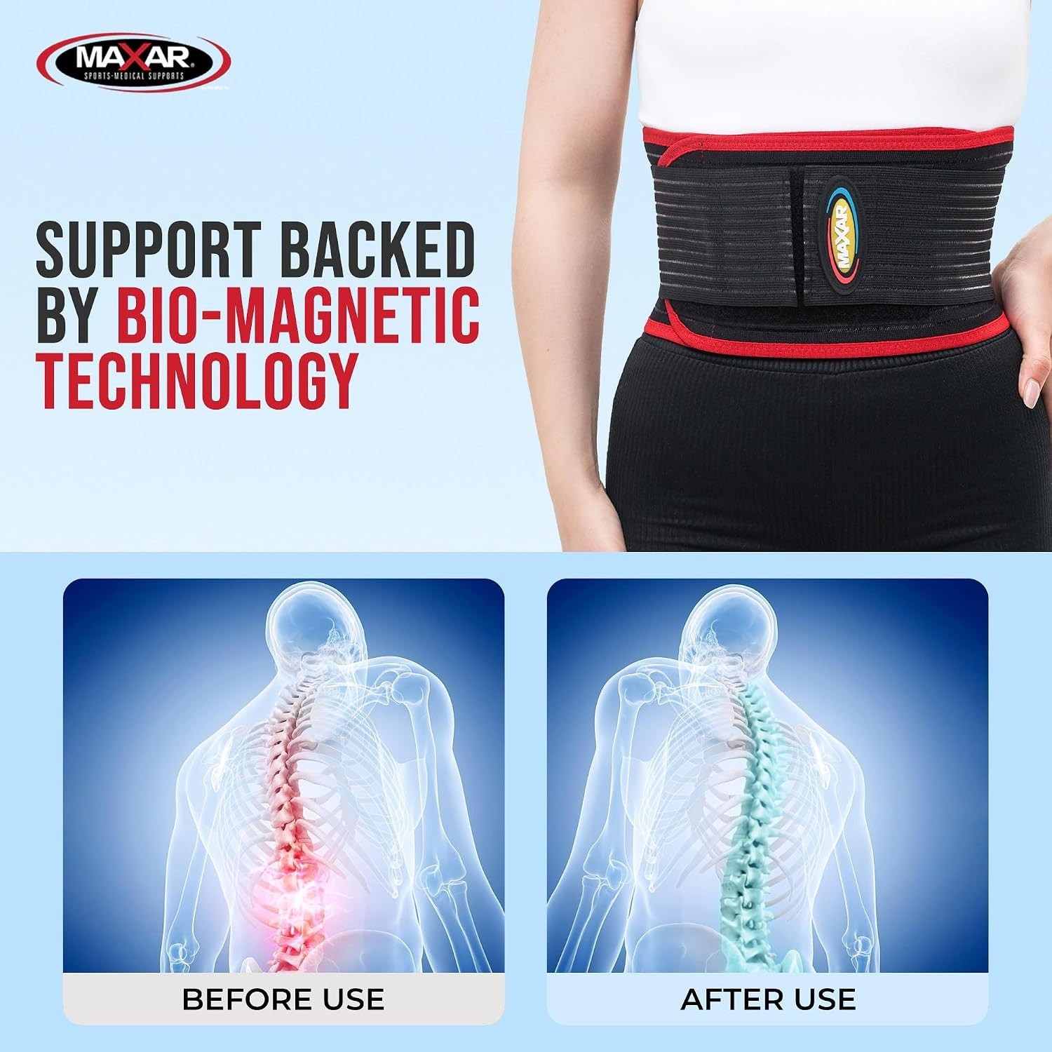 Doctor-Recommended Back Brace – Magnetic Therapy for Comprehensive Back Support