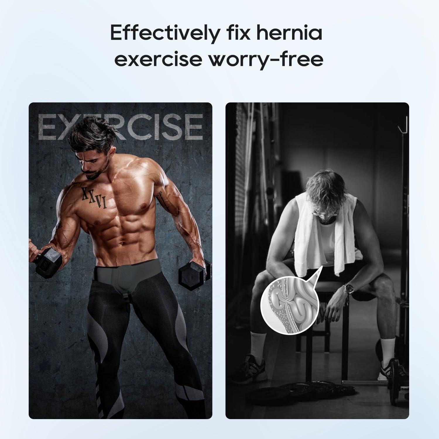 Hernia Support Belt Inguinal Groin For Men Women Hernia Pain Relief Truss Brace