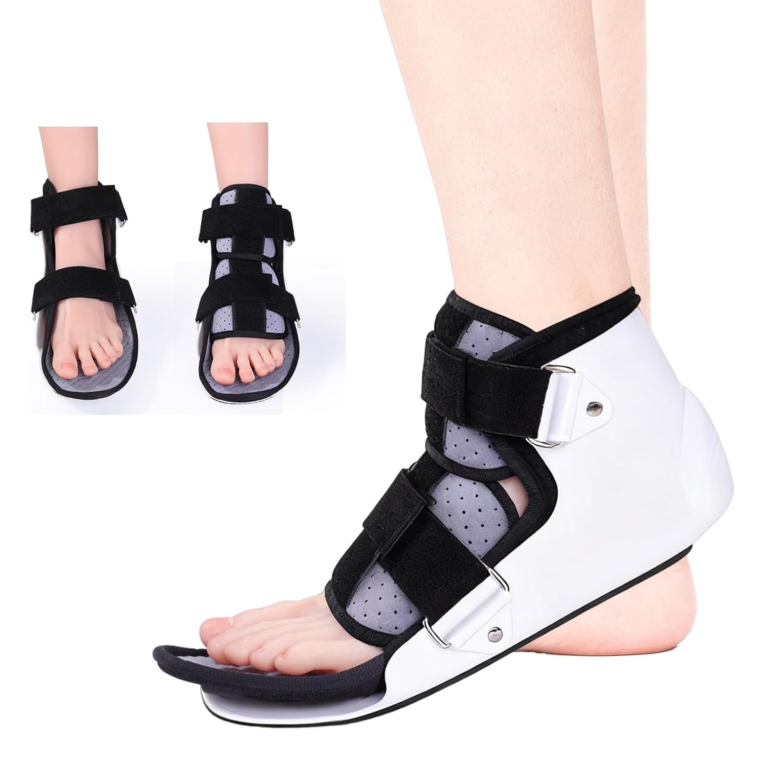 Post-operative foot support brace, suitable for protecting injured feet