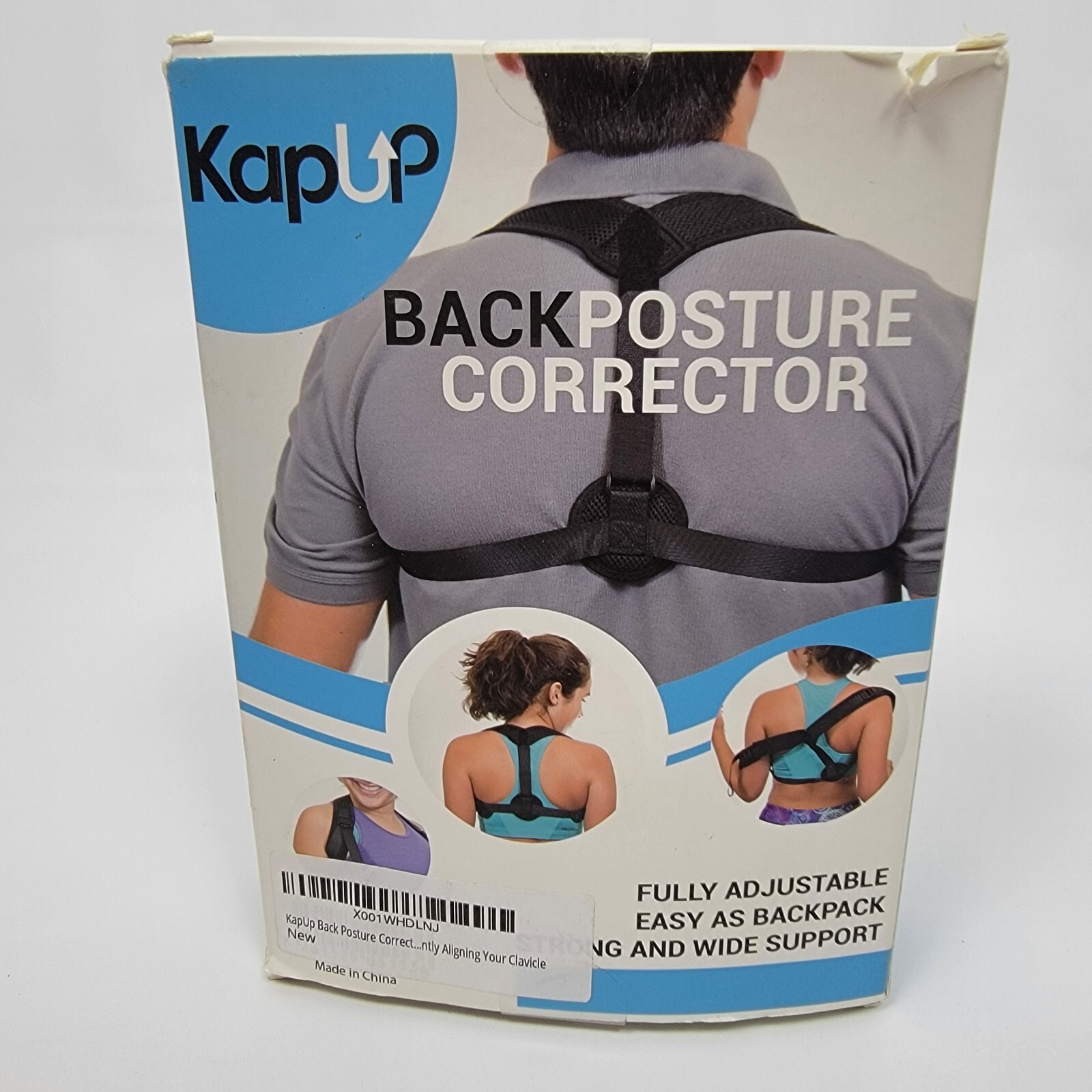 Men Women Posture Corrector Fully Adjustable Back Shoulder Strong, Wide Support