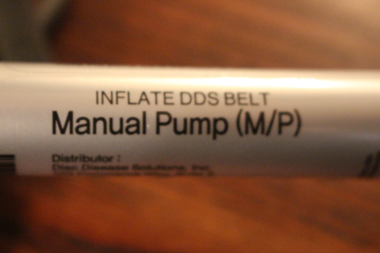 Disc Disease Solutions DDS Manual Inflate Replacement Pump For Traction Belt