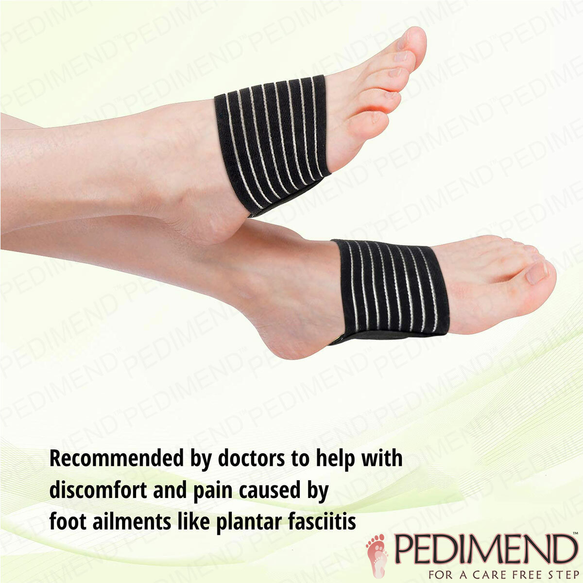 Pedimend Extra Thick Cushioned Compression Arch Support for Flat Feet (4PC) – UK