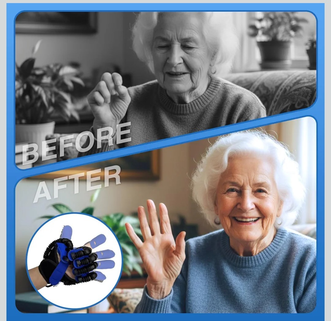 Hand Rehabilitation Equipment, Therapy Gloves Hand Recovery. Medium. Right Hand.