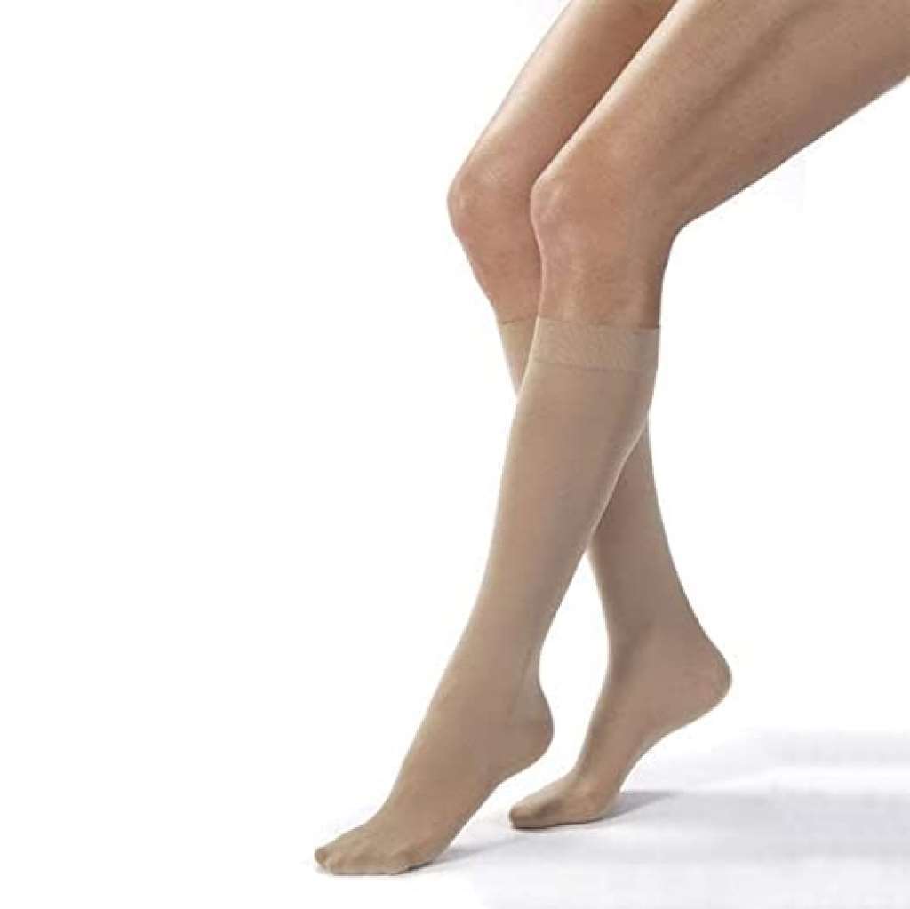 JOBST Opaque Knee High 20-30mmHg (Silky Beige/Natural) Small