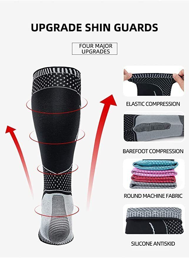 Calf Compression Sleeve Ankle Brace Leg Support Socks Foot Fasciitis Pain Relief