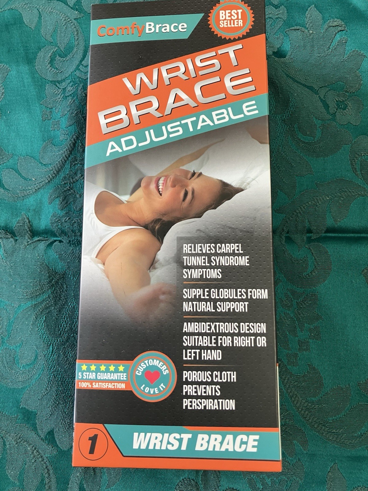 ComfyBrace Night Wrist Sleep Support Brace For Right Or Left adjustable