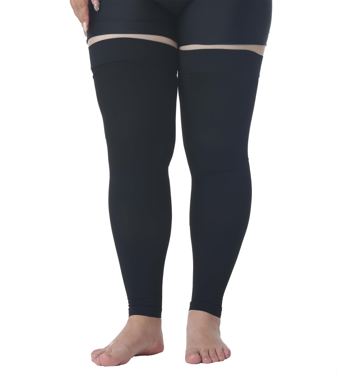 MGANG Plus Size 5XL Extra Wide Ankle and Silicone Band, 20-30 mmHg Compressio…
