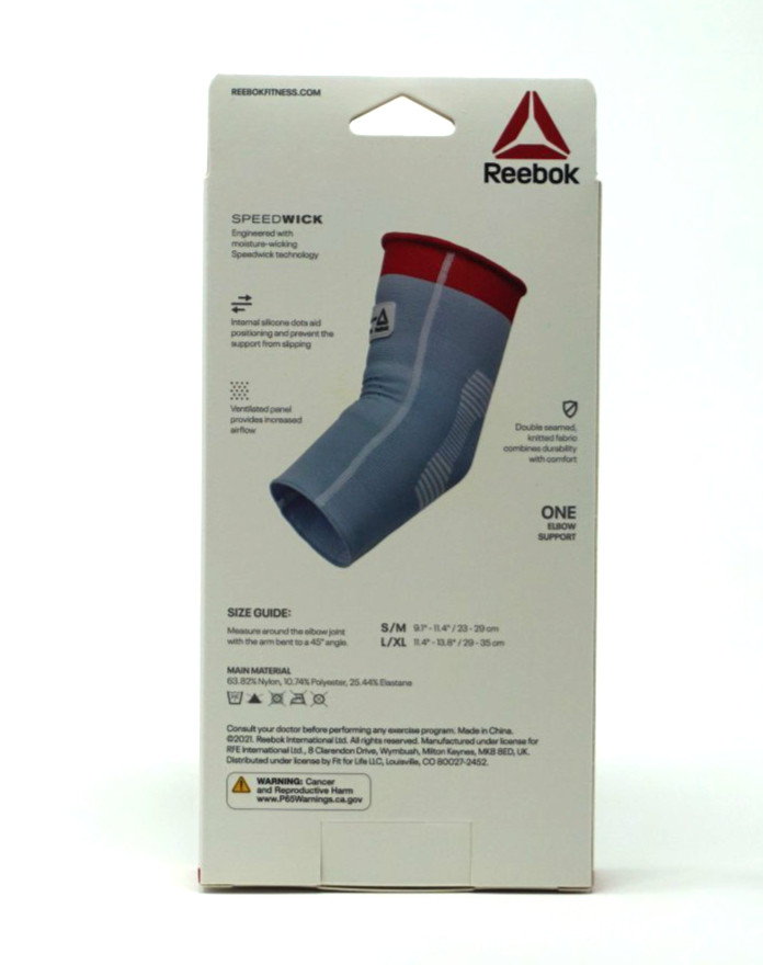 Reebok Speedwick Compression Elbow Support, Small/Medium, Single New in Box
