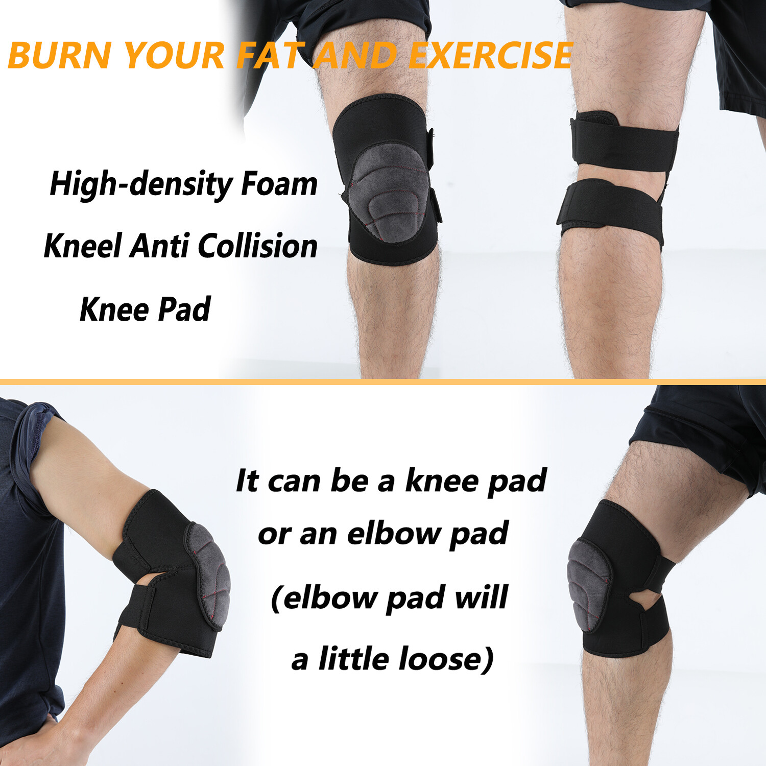 US Pressurize Knee Brace Pad Patellar Tendon Support Strap & Gel Pad Knee Pain