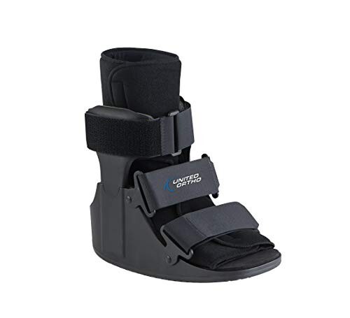 United Ortho USA14013 Short Cam Walker Fracture Boot, Small, Black