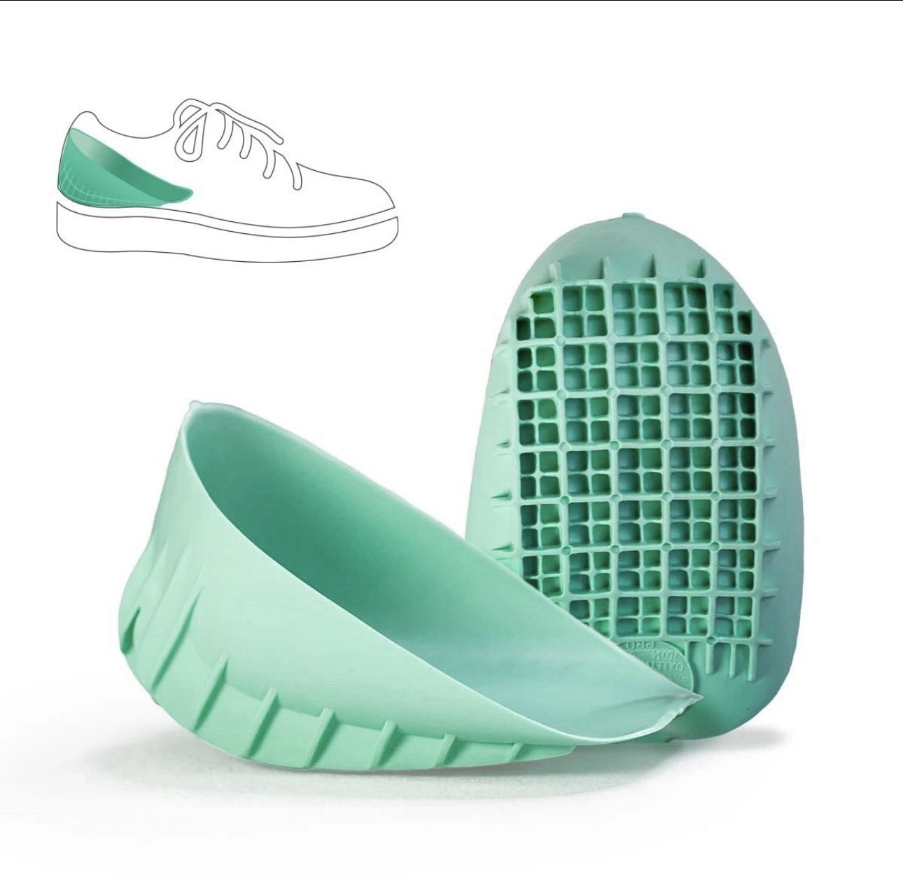 Heavy Duty Heel Cups – Shock Absorption Cushion for Plantar Fasciitis Relief