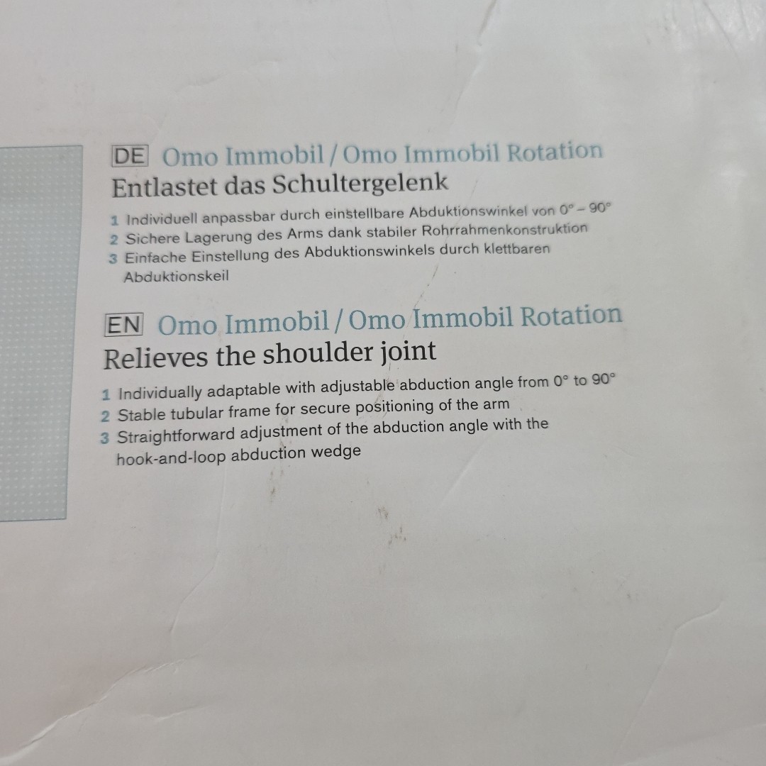 VGC OttoBock 50A10 Omo Immobil Shoulder Brace Orthosis Abduction L Universal R/L