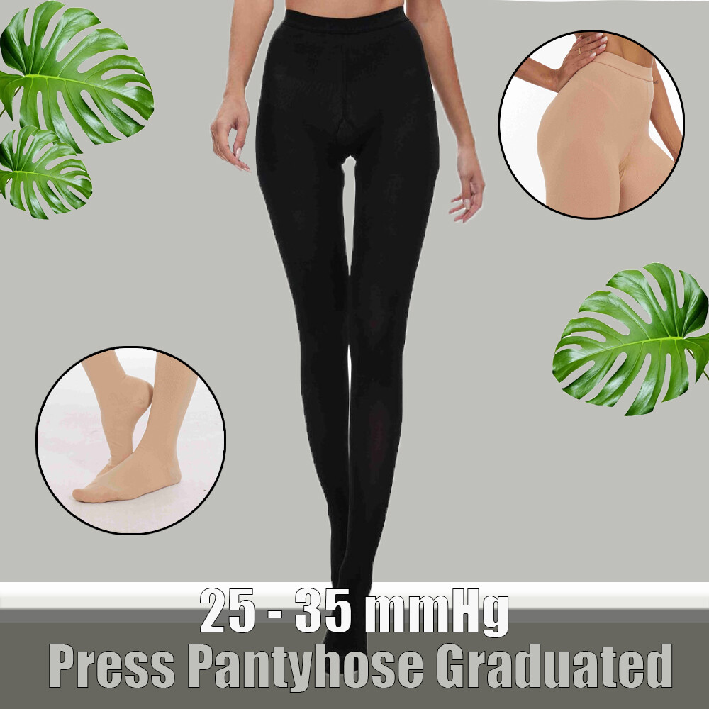 30-40mmHg Support Stocking Compressive Tights Women’s Compression Pantyhose US