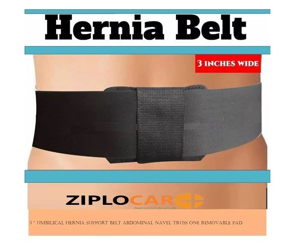 ZIPLOCARE Umbilical Hernia Abdominal Support Binder belt with compression pad