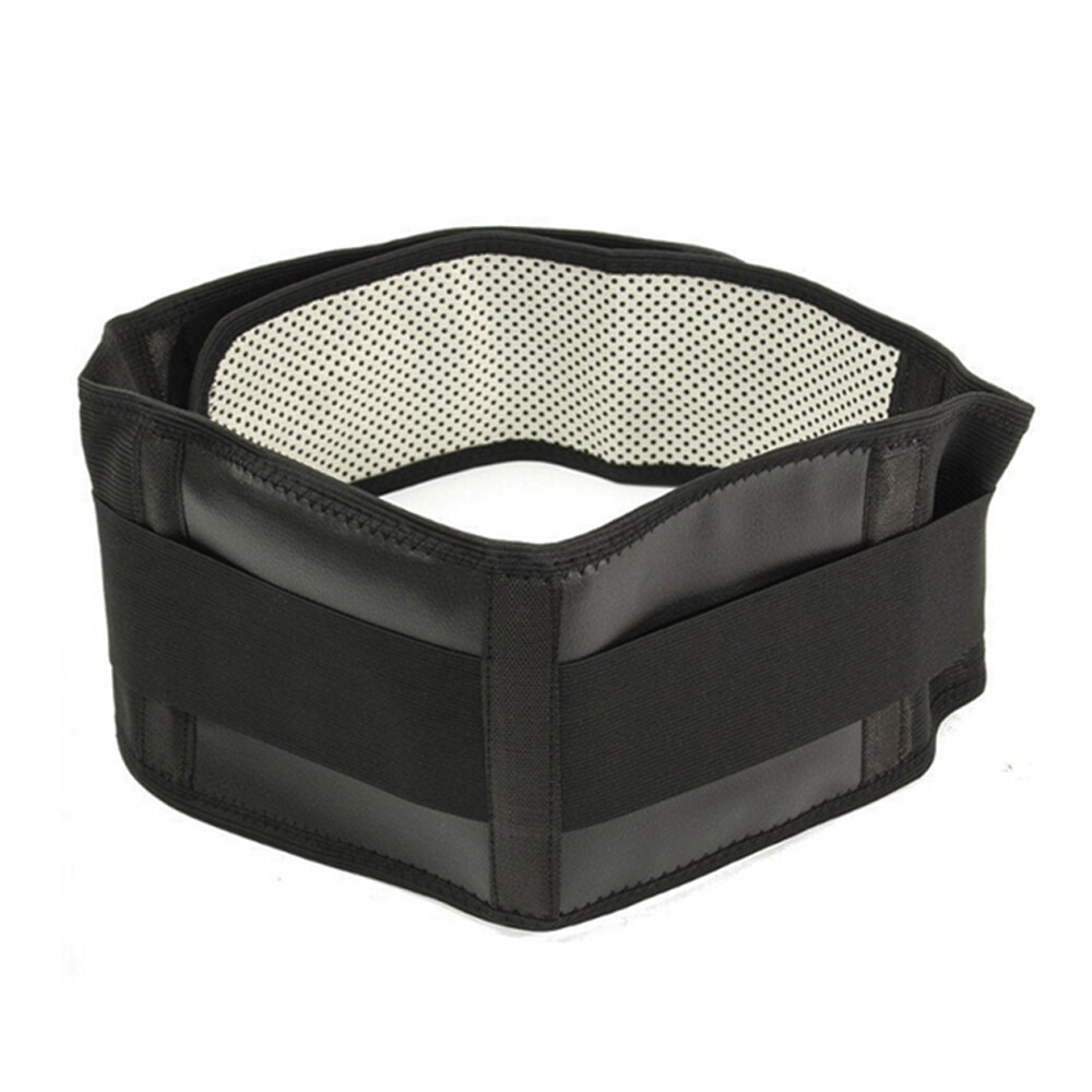 Magnetic Self Heating Back Support Brace Lumbar Lower Waist Belt Pain Relief Hot
