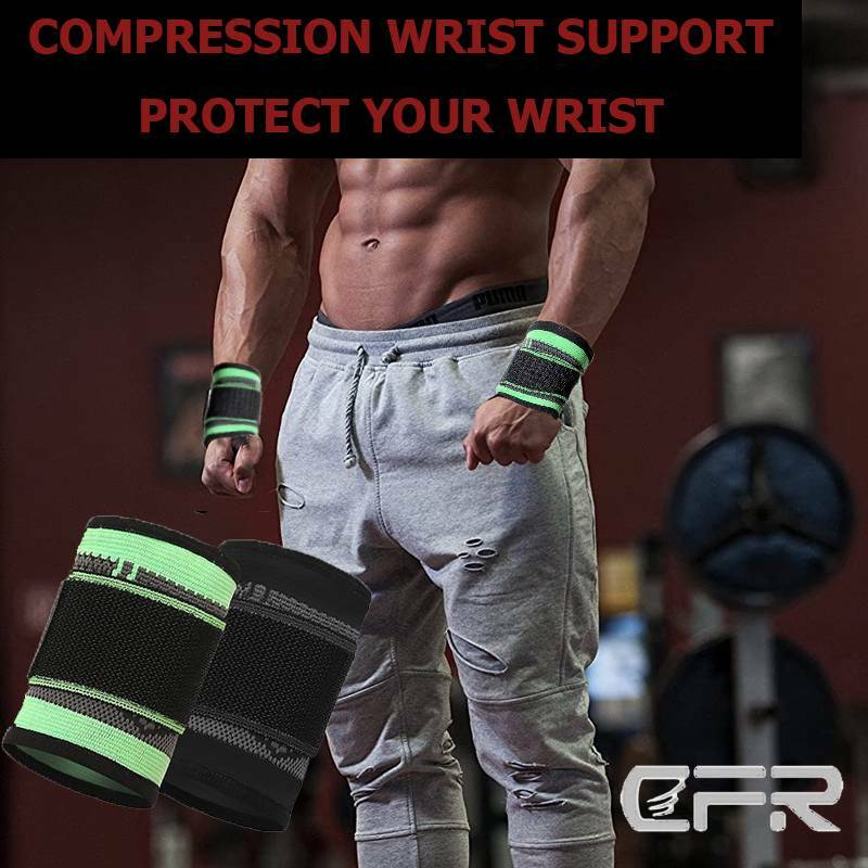Adjustable Compression Wrist Support Strap Brace Weight Lifting Pain Gym Sport