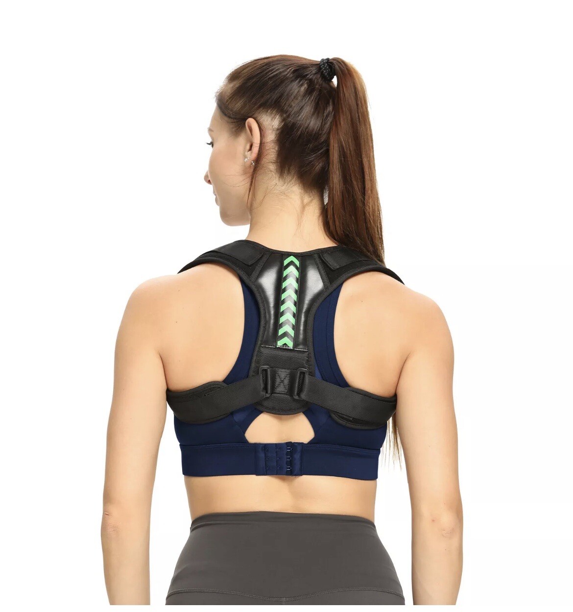 Men Women Adjustable Posture Corrector Back Straightener Support Shoulder Brace