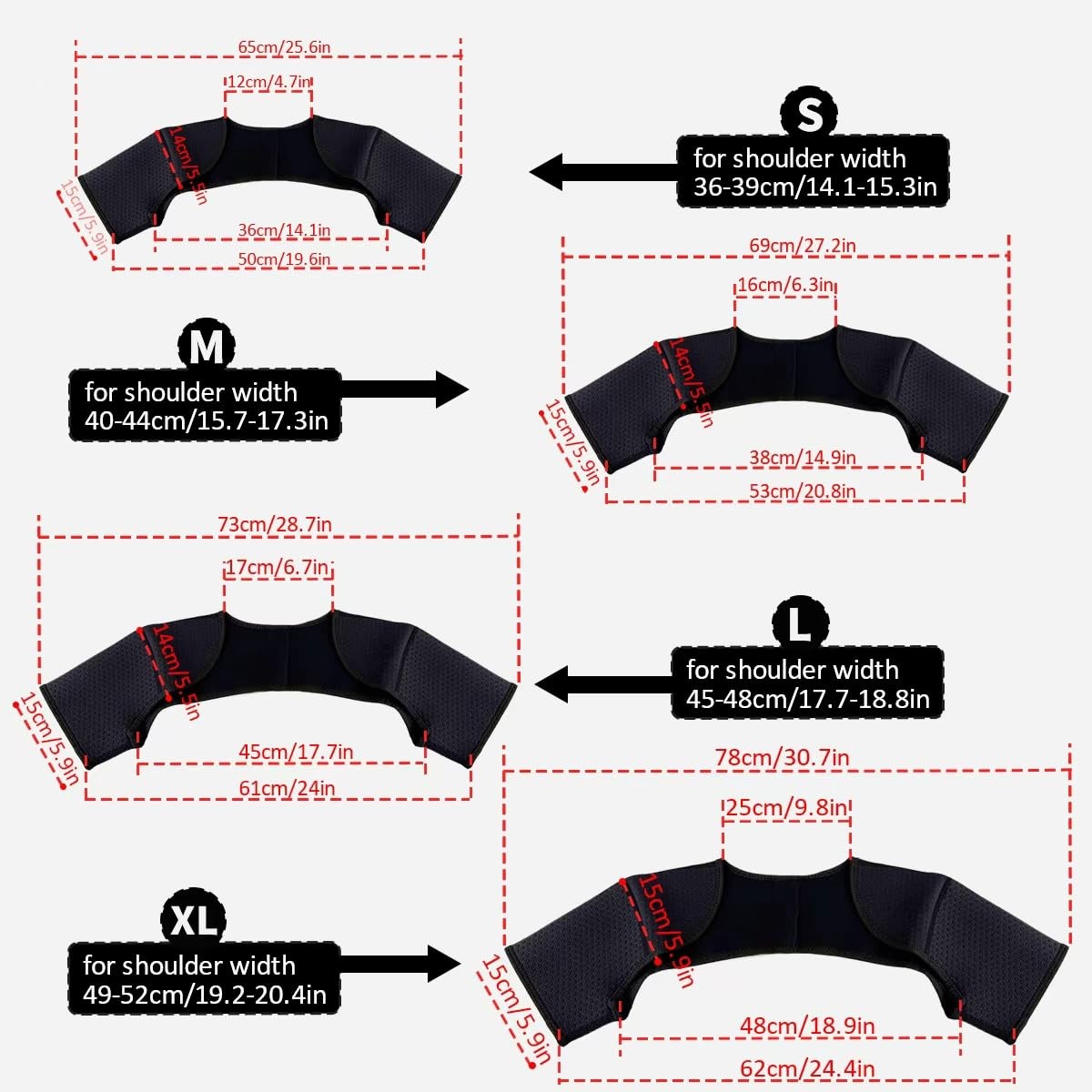 Double Shoulder Brace,Concealed Double Shoulder Brace for Sports Lovers,Comfo…