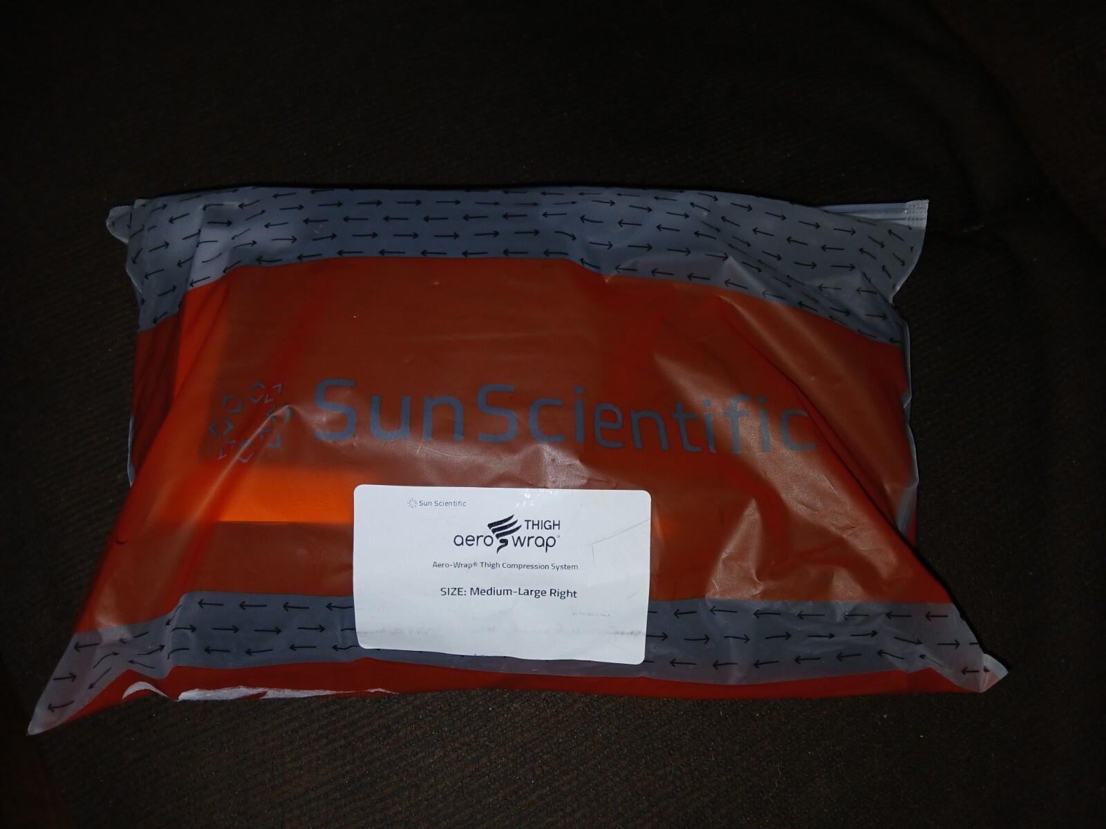 Sun Scientific Aero-Wrap Thigh Compression System Medium-large Right.Brand New