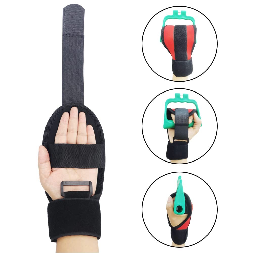 MEETCARE 1pc Hand Fist Finger Gloves for Stroke Brace Rehabilitation Training…