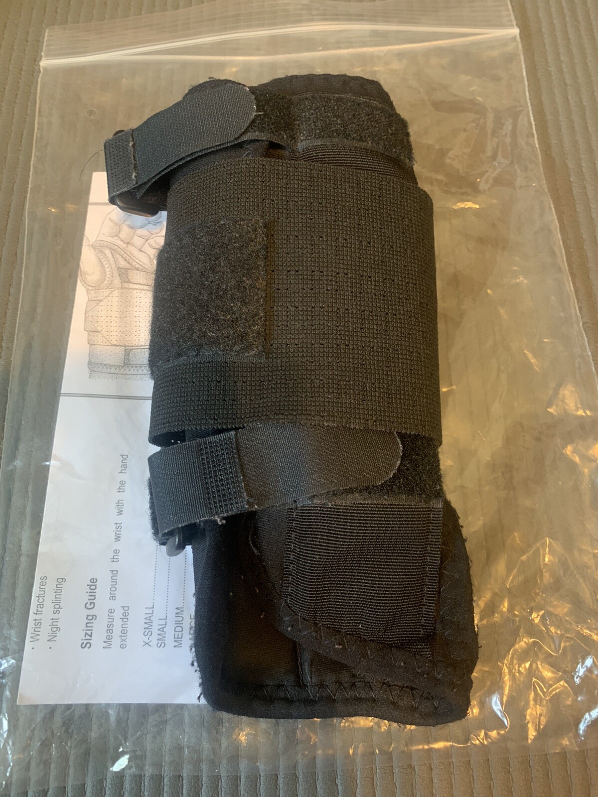 New Options Sports Wrist Hand Orthosis Left Hand medium Koolflex Z11