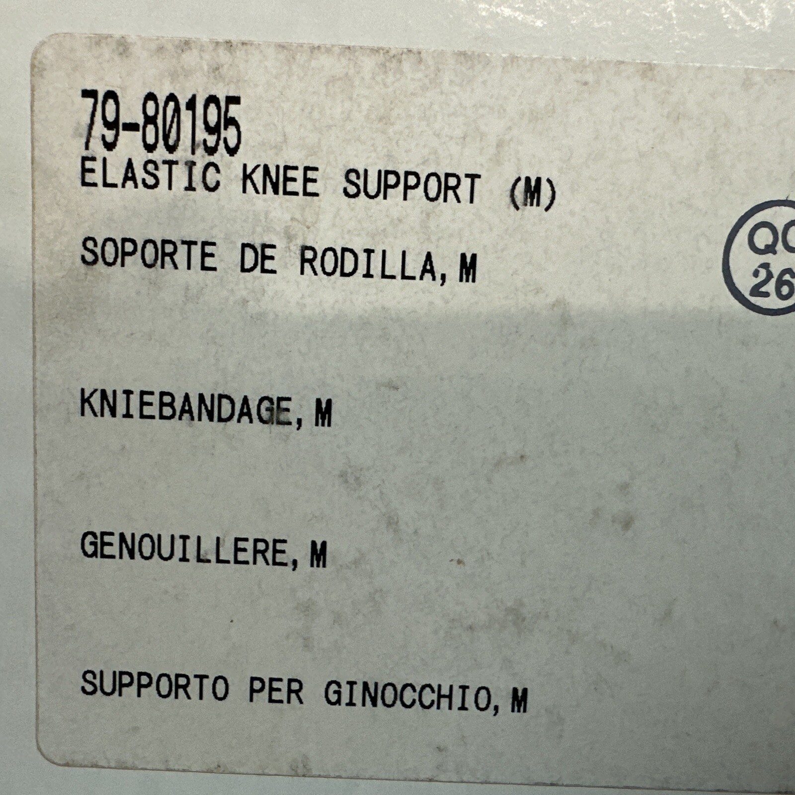 Procare 79-80195 Elastic Knee Support, Size Medium By DJO.