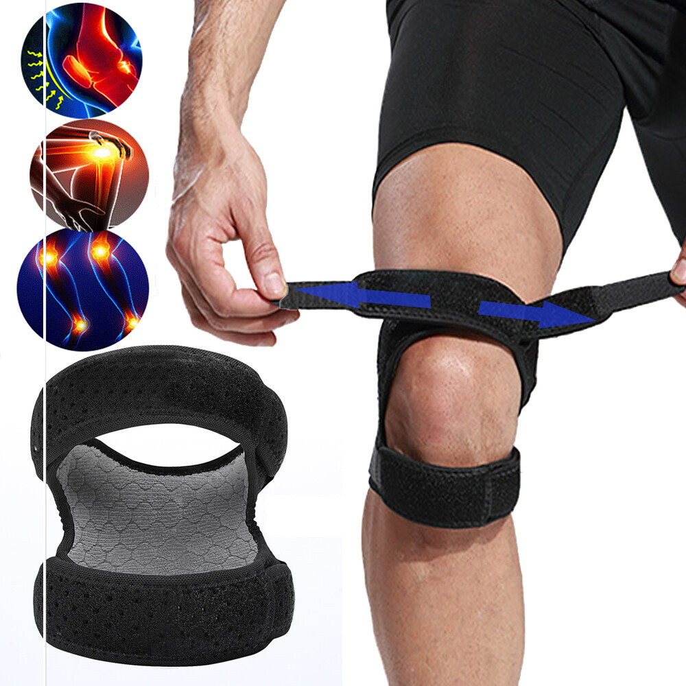 Compression Knee Support Brace Patella Joint Pain Arthritis Relief Sleeve Sports