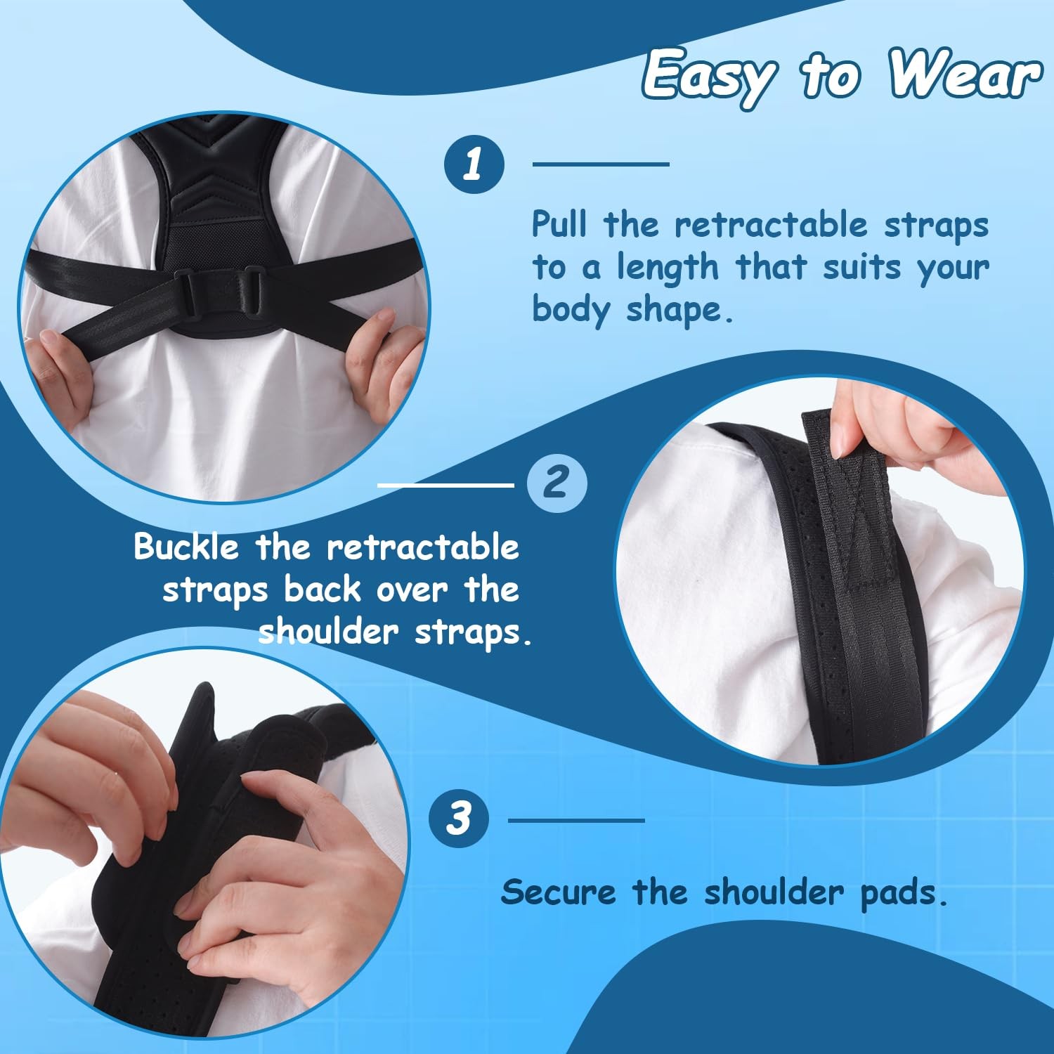 Plus Size Back Brace, Back Brace Posture Corrector for , and Men, Ideally Use…